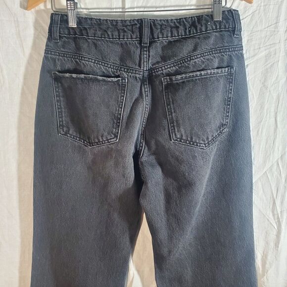 Garage 90s Straight Leg Black Jeans Womens Size 29 High Rise Denim - Picture 7 of 7